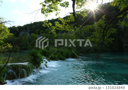 beautiful plivitce water landscapes in croatia 131028840