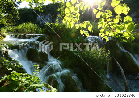 beautiful plivitce water landscapes in croatia 131028846