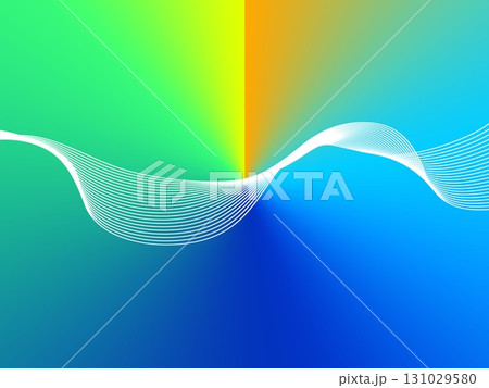 複雑な形のグラデーション背景 131029580