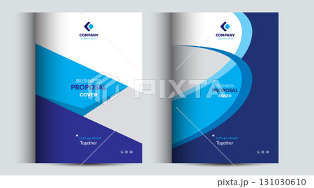 Proposal cover Design Template concepts are adept for corporate Business	 131030610