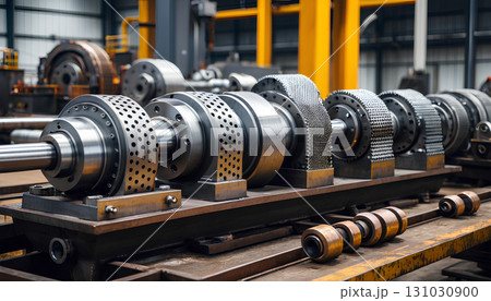 industrial steel welder in factory 131030900