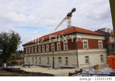 ポーランドの京都クラクフ旧市街地周辺風景 131031395