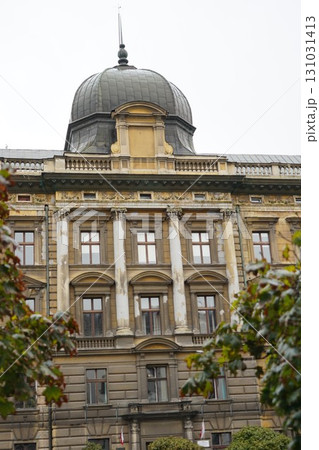 ポーランドの京都クラクフ旧市街地周辺風景 131031413