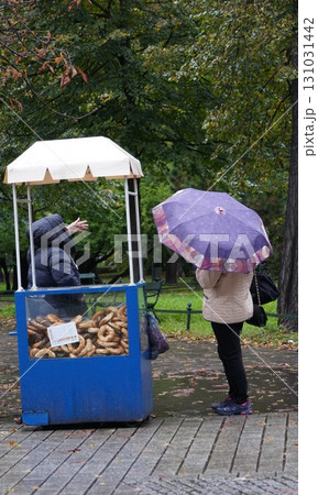 ポーランドの京都クラクフ旧市街地周辺風景 131031442