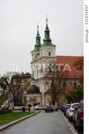 ポーランドの京都クラクフ旧市街地周辺風景 131031657