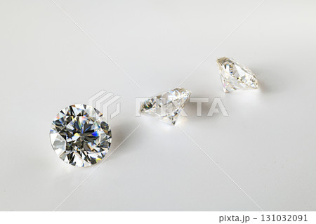 Diamonds on The White Background 131032091