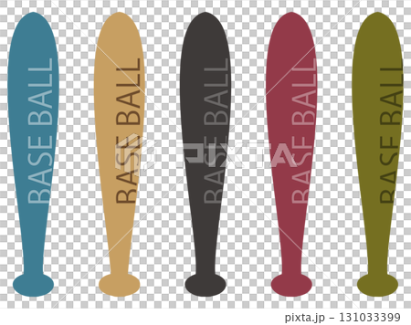 Baseball bats available in 5 different colors Baseball bats available in 5 different colors 131033399