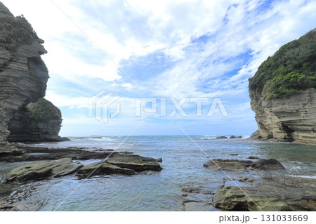 千葉県勝浦市　鵜原理想郷　毛戸浦 131033669