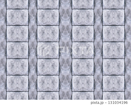 stone pattern vertical row cobble symmetrical pattern. Geometric 131034196