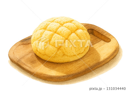 メロンパンのイラストです。 メロンパンのイラストです。 131034440
