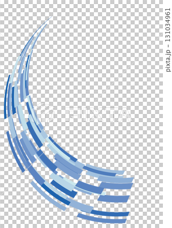 Blue digital wavy wave background A4 flyer cover design White background Vector png transparent 131034961