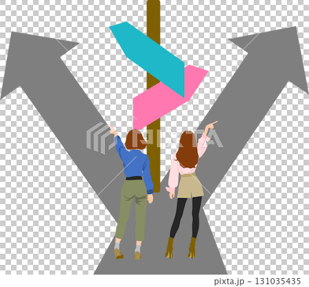 人生的轉捩點插畫 131035435