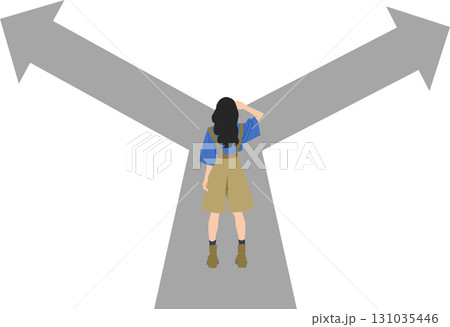 人生の分岐点のイラスト 人生の分岐点のイラスト 131035446