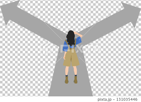 人生的轉捩點插畫 131035446