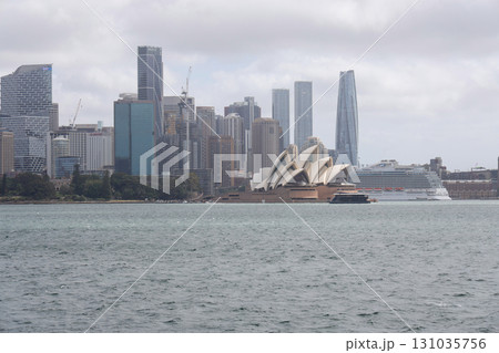 New South Wales, Australia:November 10, 2024.The Sydney opera house is beautiful building and  famous landmark in Sydney,Australia 131035756
