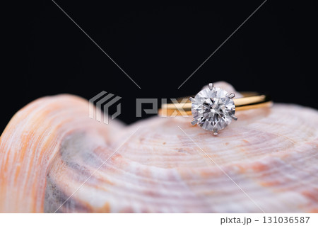 Classic Solitaire Engagement Diamond Ring 131036587