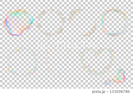 逼真的肥皂泡框架套裝 逼真的肥皂泡框架套裝 131036780
