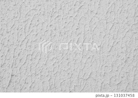 Rough white colored concrete or plaster wall texture background 131037458