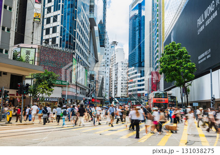 香港　銅鑼湾（コーズウェイベイ）　※一部ソフトフォーカス 131038275