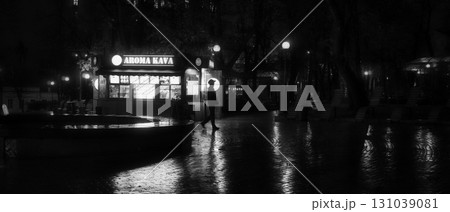 Rainy Night in the Park Rainy Night in the Park 131039081