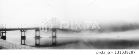A bridge connects the shores of reality with the hidden worlds of mystery. 131039297