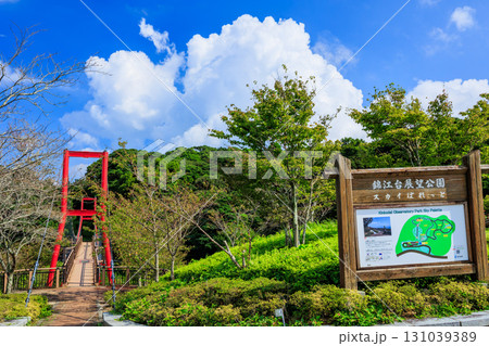 錦江台展望公園スカイぱれっと　つばきの森の橋（吊り橋） 131039389