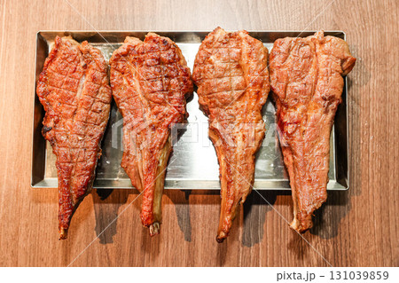 Chinese food. Grilled lamb ribs Chinese food. Grilled lamb ribs 131039859