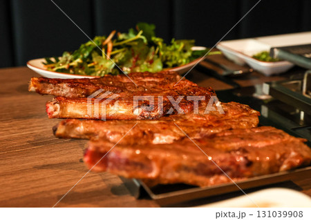 Chinese food. Grilled lamb ribs Chinese food. Grilled lamb ribs 131039908