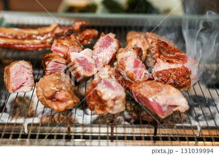 Chinese food. Grilled lamb ribs Chinese food. Grilled lamb ribs 131039994