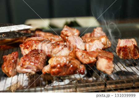 Chinese food. Grilled lamb ribs Chinese food. Grilled lamb ribs 131039999