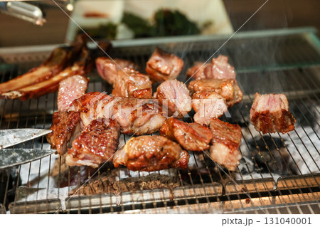 Chinese food. Grilled lamb ribs 131040001