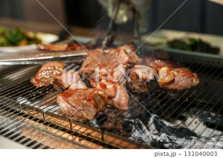 Chinese food. Grilled lamb ribs 131040003