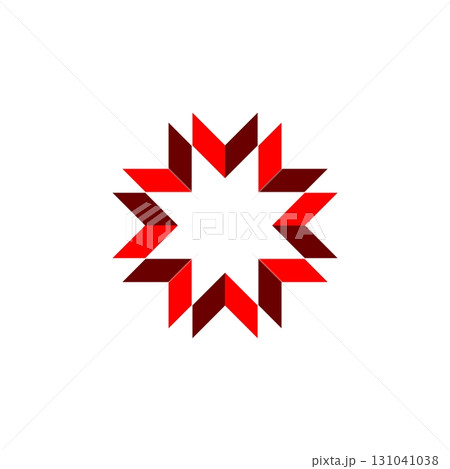 Red Star Logo Template Illustration Design. Vector EPS 10. Red Star Logo Template Illustration Design. Vector EPS 10. 131041038