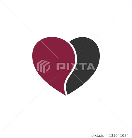 Heart Love Logo Template Illustration Design. Vector EPS 10. 131041084