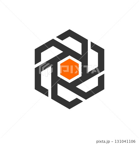 Hexagon Shape Logo Template Illustration Design. Vector EPS 10. Hexagon Shape Logo Template Illustration Design. Vector EPS 10. 131041106
