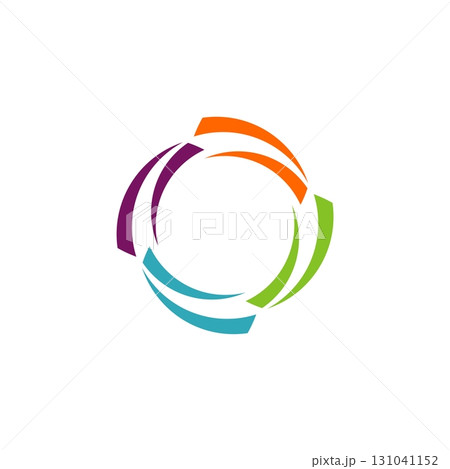 Abstract Swoosh Logo Template Illustration Design. Vector EPS 10. 131041152