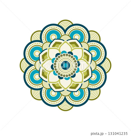 Mandala Ornament Design Vector Logo Template Illustration Design. Vector EPS 10. 131041235