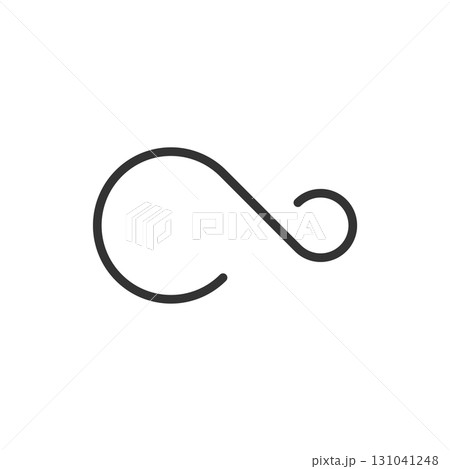 Infinity Line Logo Template Illustration Design. Vector EPS 10. Infinity Line Logo Template Illustration Design. Vector EPS 10. 131041248