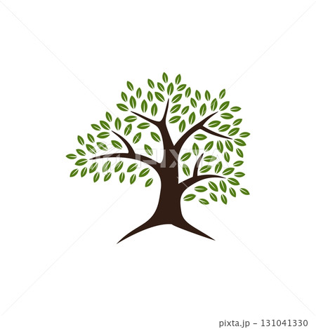 Oak Tree Logo Template Illustration Design. Vector EPS 10. Oak Tree Logo Template Illustration Design. Vector EPS 10. 131041330