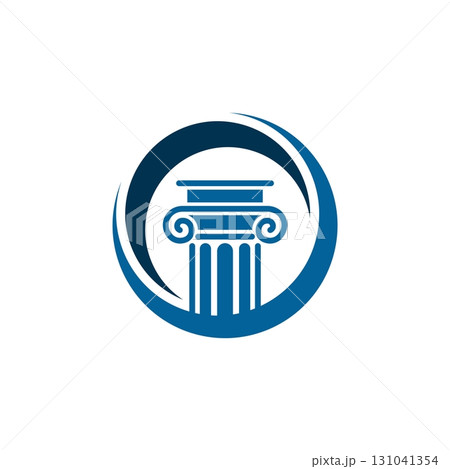 Pillar Law Office Logo Template Illustration Design. Vector EPS 10. 131041354