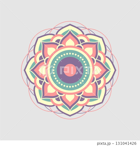 Mandala Ornament Design Vector Logo Template Illustration Design. Vector EPS 10. 131041426