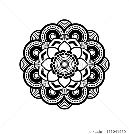 Mandala Ornament Design Vector Logo Template Illustration Design. Vector EPS 10. Mandala Ornament Design Vector Logo Template Illustration Design. Vector EPS 10. 131041430
