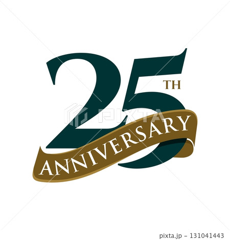 25 Years Anniversary Vector Template Illustration Design. Vector EPS 10. 131041443