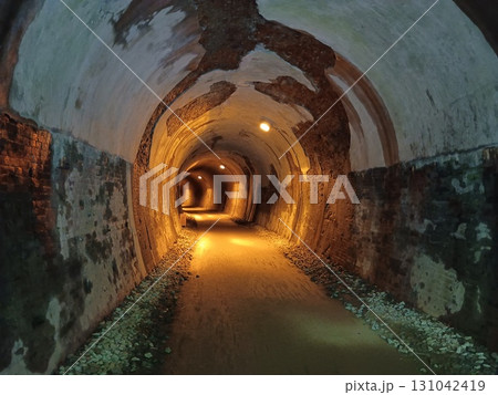 廃線跡のトンネル 131042419