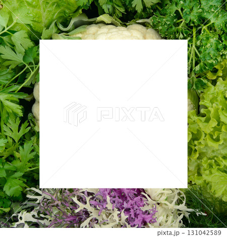 Vegetable Frame with Copy Space Vegetable Frame with Copy Space 131042589