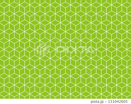 黄緑の六角形の重なりの背景 131042605