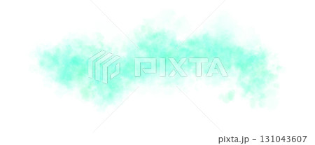 Emerald green smoke or fog on transparent background, glowing mist effect template or mockup for toxic gas or magical spell use 131043607