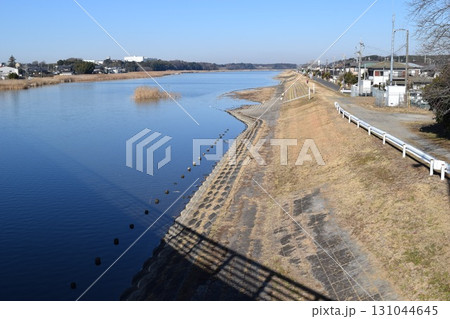 谷田川 牛久沼に流入 茨城県 谷田川 牛久沼に流入 茨城県 131044645