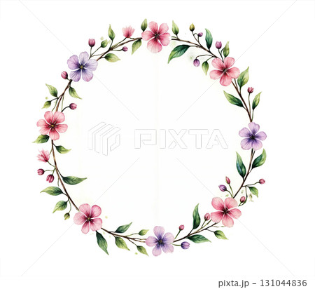 Vibrant hydrangeas floating on blue water with fresh droplets, creating a dreamy floral composition. Perfect for spa branding, wedding decor, nature-inspired designs. Exudes freshness and tranquility 131044836