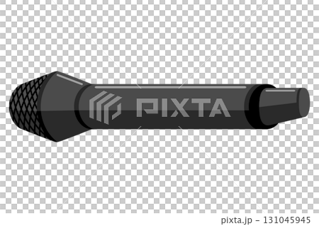 Black microphone Black microphone 131045945